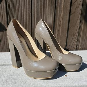 MIA Faux Patent Leather Pumps